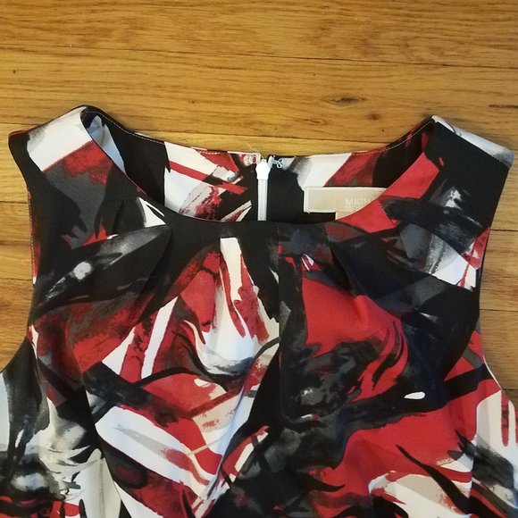 Michael Kors Size 12 Belted Sheath Dress - Picture 3 of 6